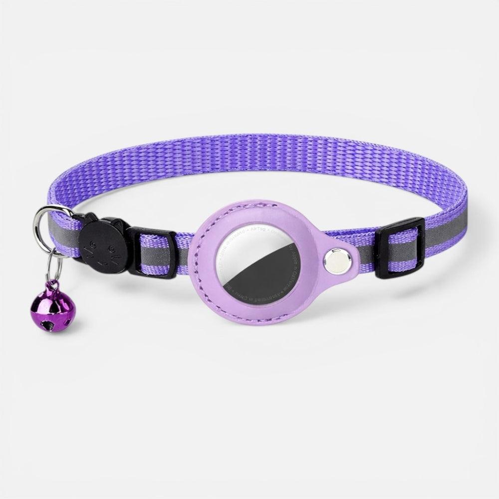 Collier GPS Chat Sans Abonnement Anti Étranglement - Airtag