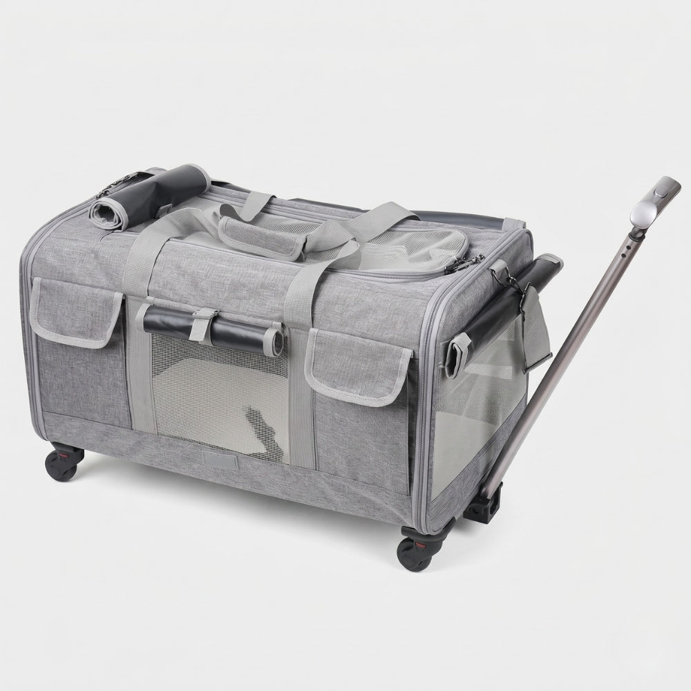 Sac De Transport Pour Chat à Roulette Pour 2 Chat