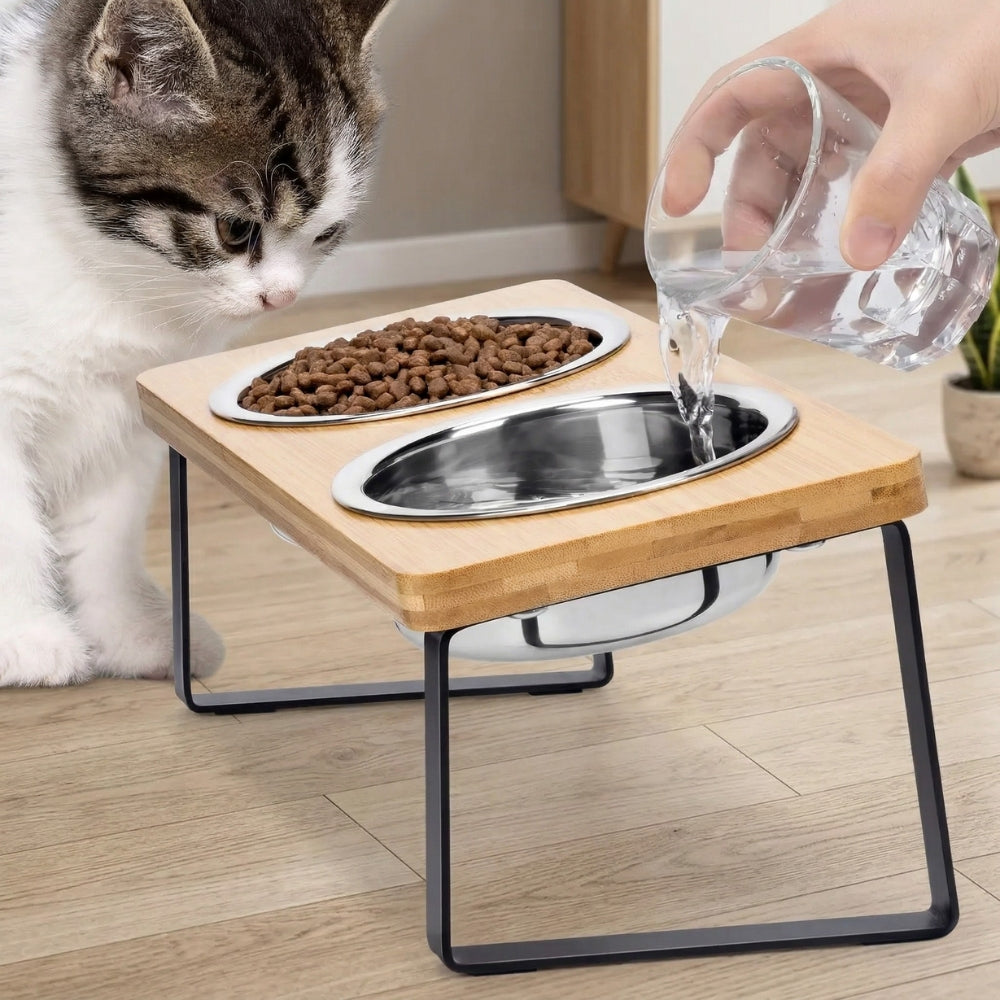 Gamelle Double Inox Chat