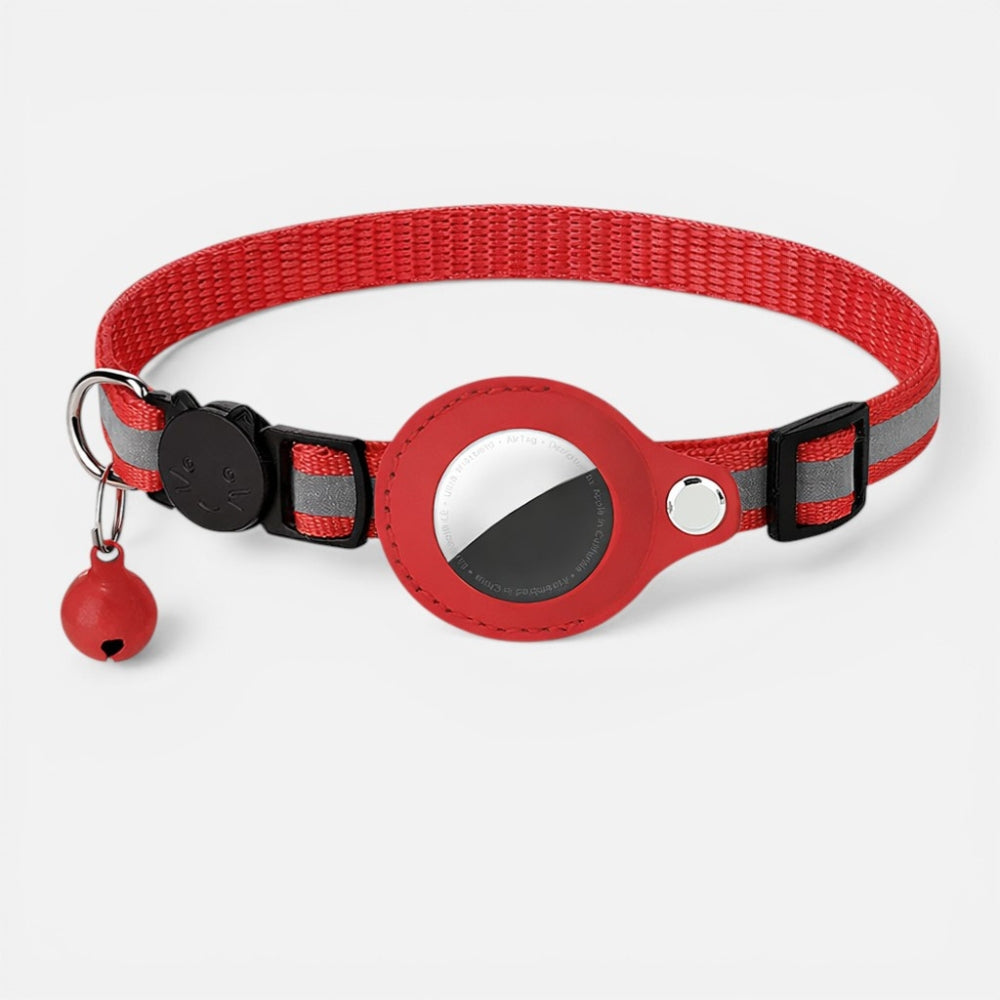 Collier GPS Chat Sans Abonnement Anti Étranglement - Airtag