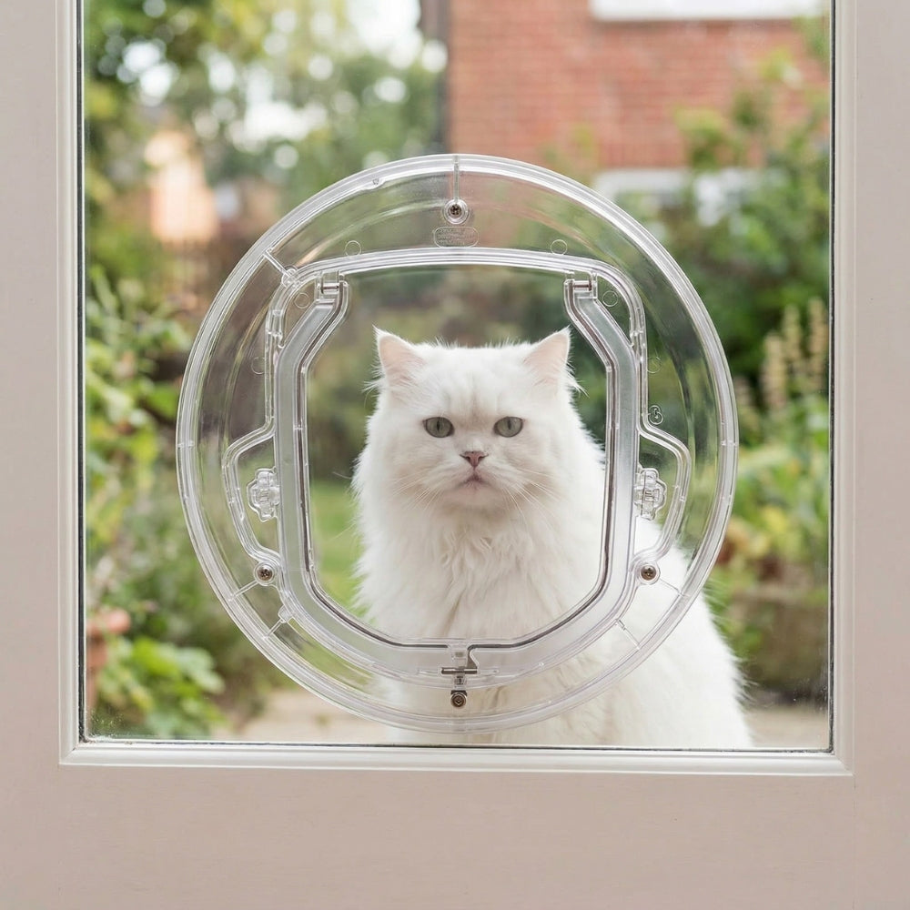 Chatière pour vitre