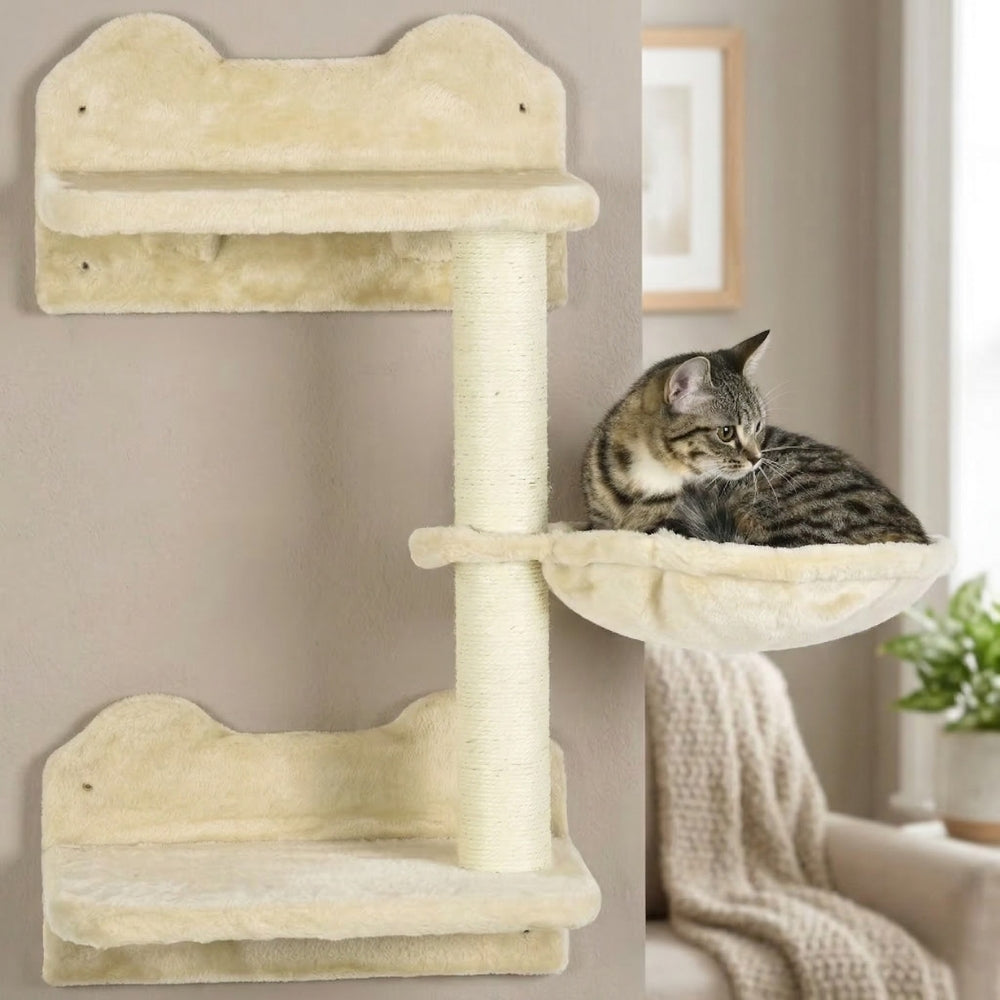 Arbre à Chat Mural et Pods