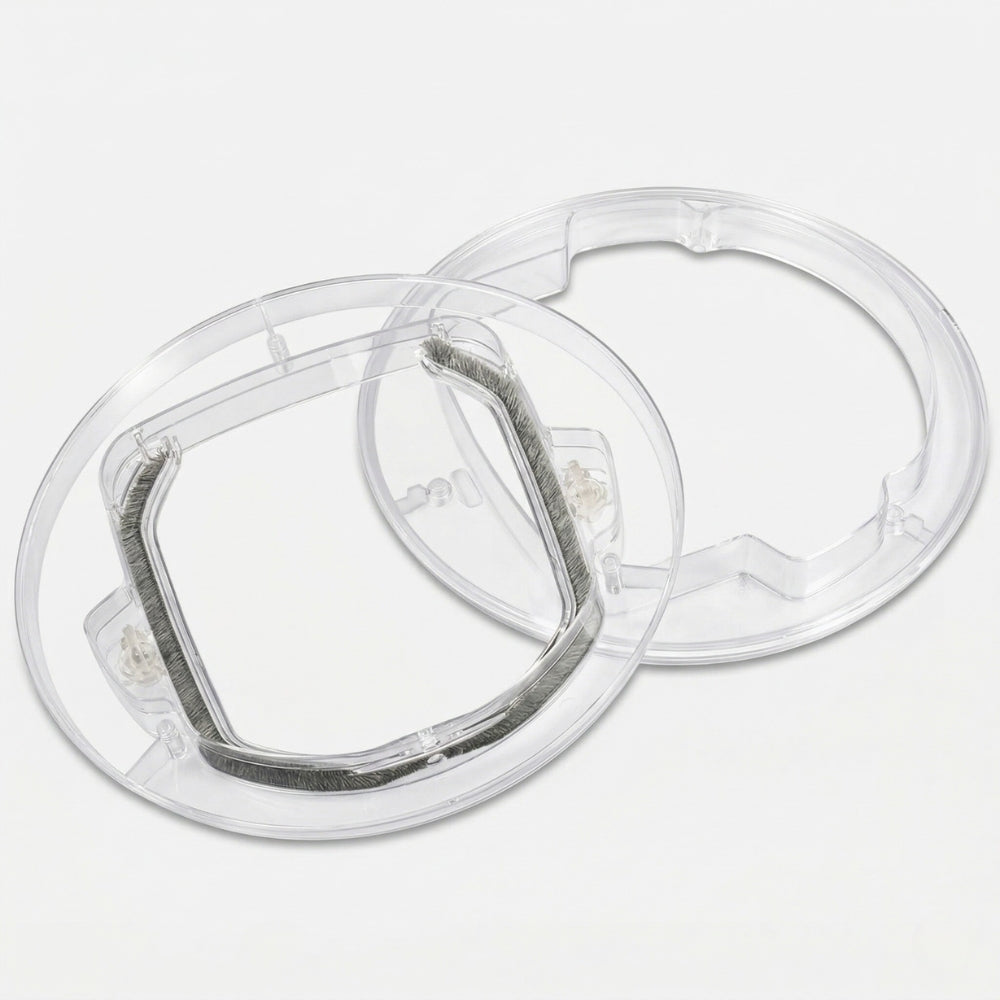 Chatière pour vitre