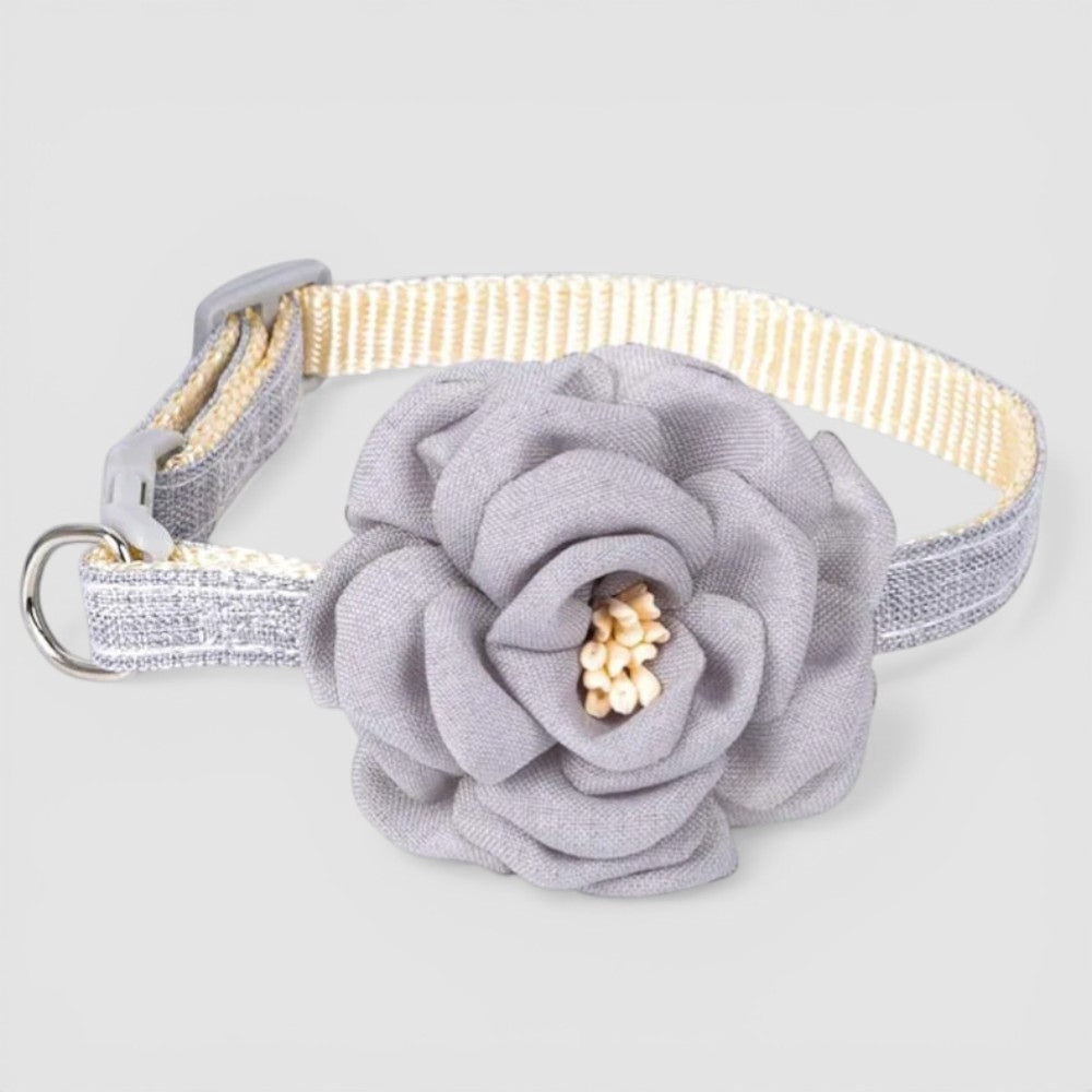 Collier Chat à Fleur