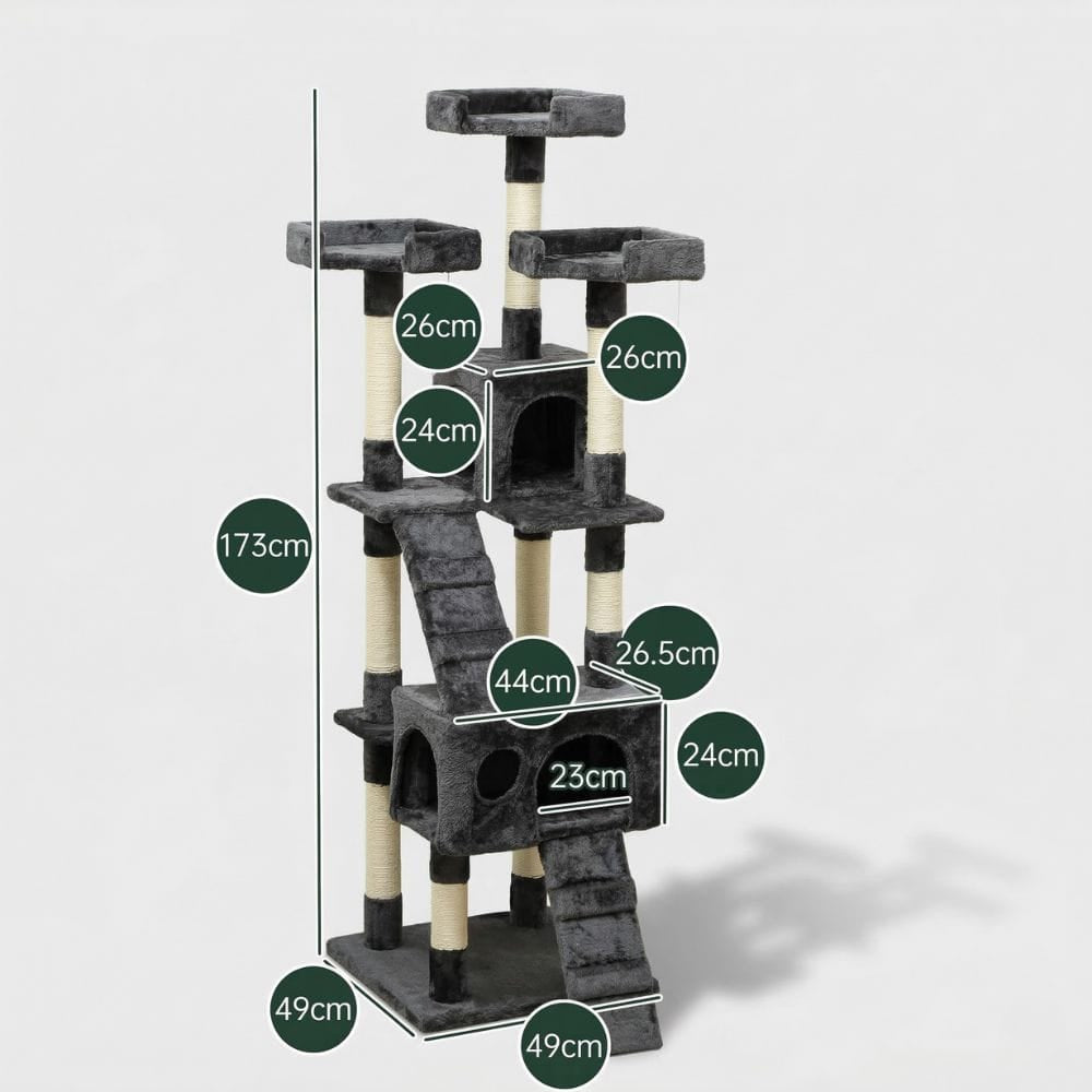 Chat Confort Arbre à Chat Avec Escalier Arbre à Chat Avec Escalier – Offrez-leur Aventure & Confort Unique
