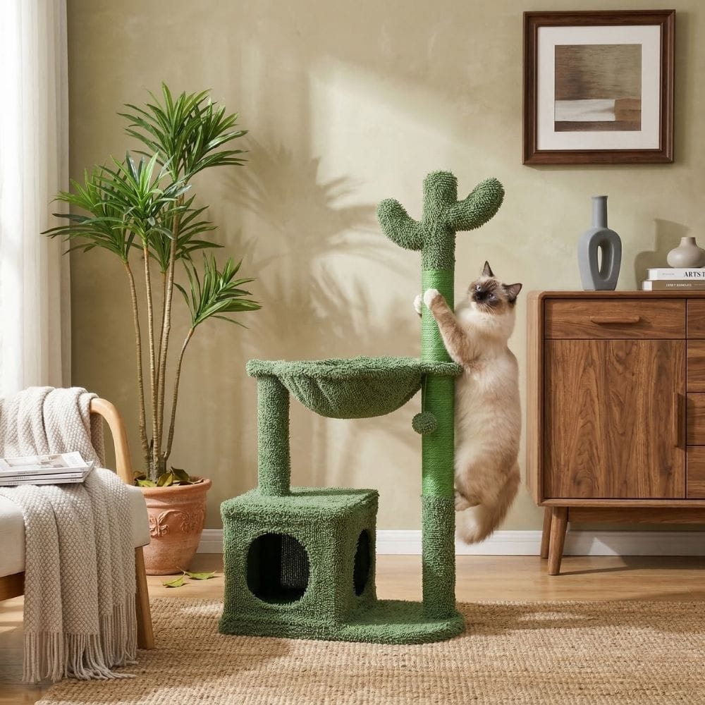 Chat Confort Arbre à Chat Cactus Arbre à Chat Cactus – Offrez à votre chat un paradis ludique unique !