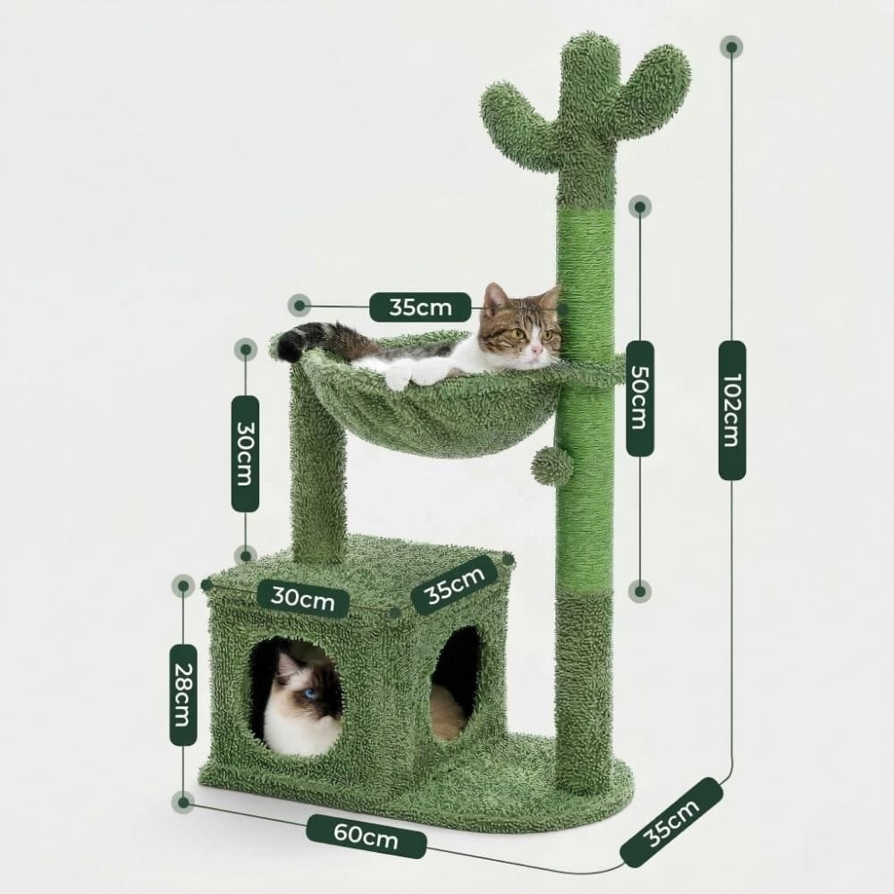 Chat Confort Arbre à Chat Cactus Arbre à Chat Cactus – Offrez à votre chat un paradis ludique unique !