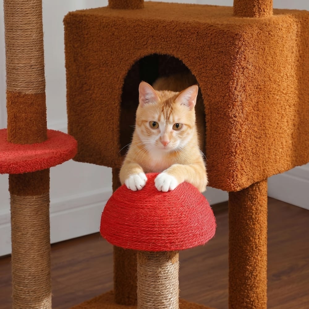 Chat Confort Arbre à Chat Champignon XXL Arbre à Chat Champignon XXL - Adoptez l’espace de jeu XXL
