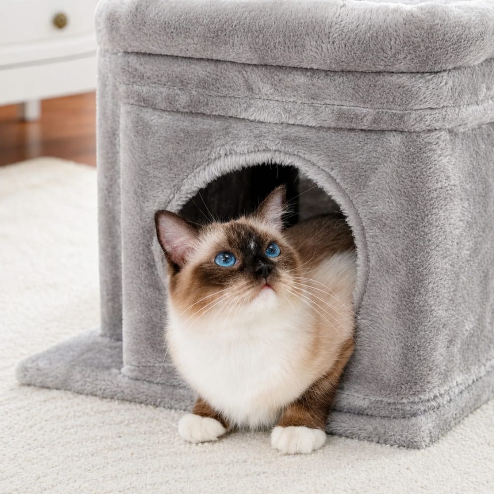 Chat Confort Arbre à Chat Compact Arbre à Chat Compact Espace jeu, montage facile