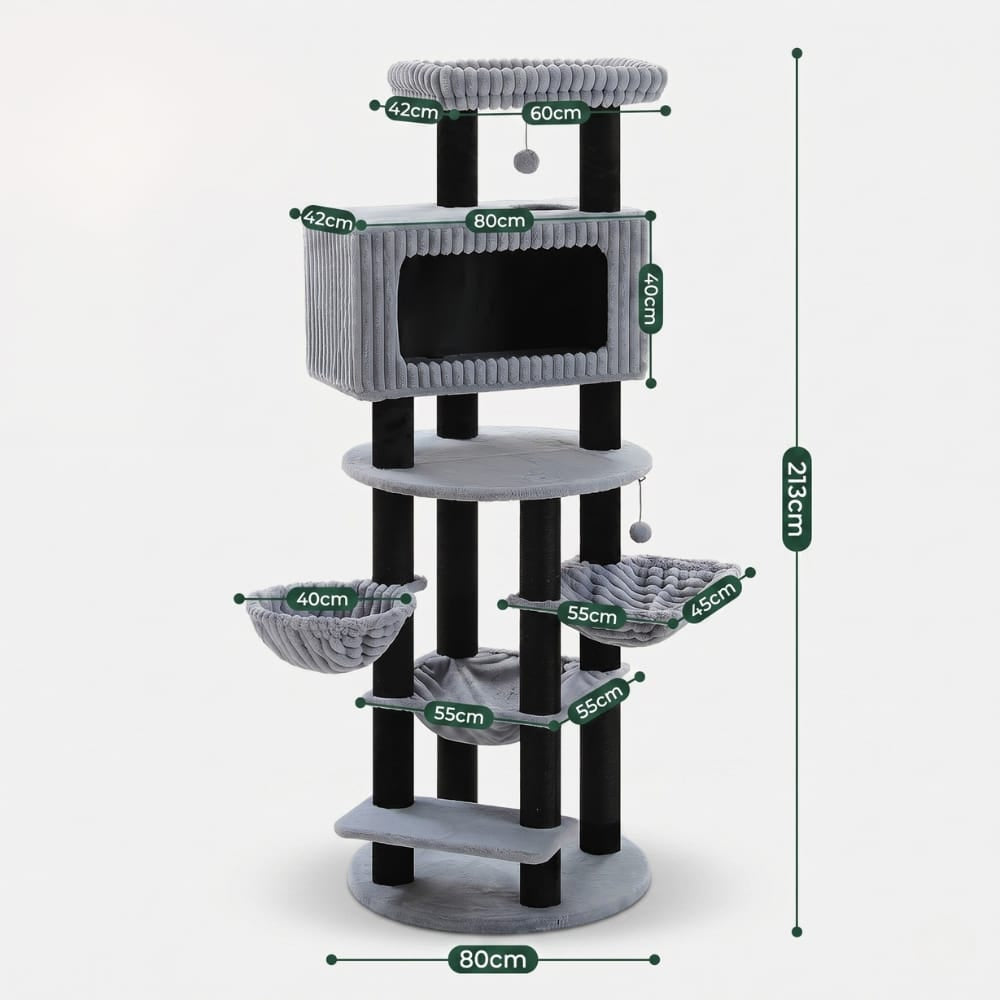 Chat Confort Arbre à Chat Design Multi-Niveau Arbre à Chat Design Multi-Niveau - Offrez-lui un royaume!