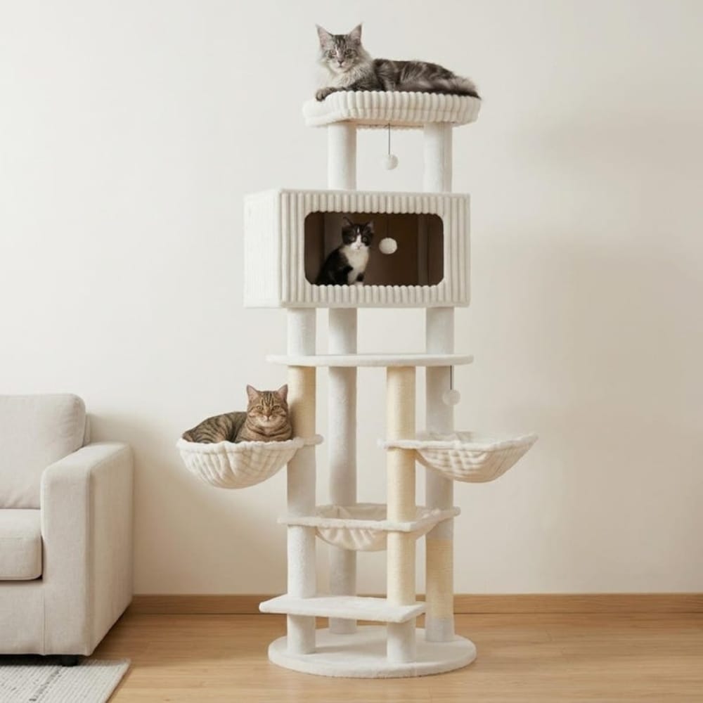 Chat Confort Arbre à Chat Design Multi-Niveau Arbre à Chat Design Multi-Niveau - Offrez-lui un royaume!