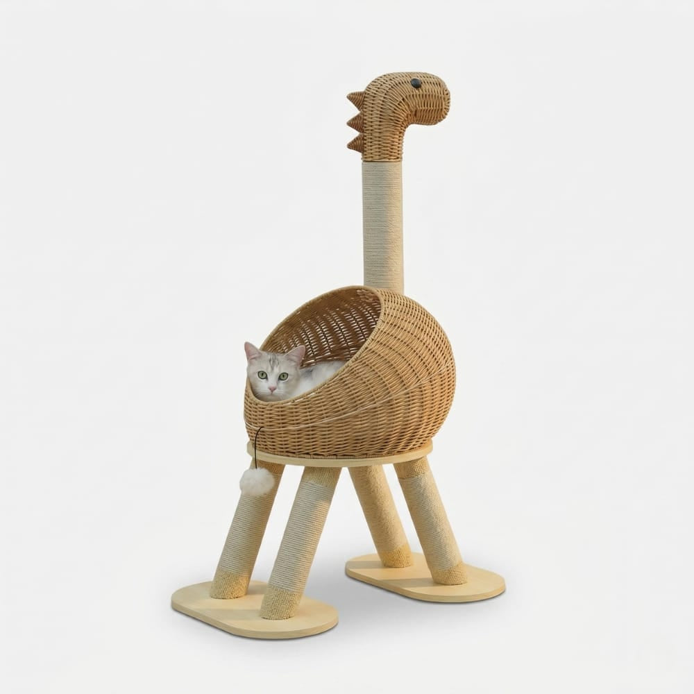 Chat Confort Arbre à Chat Dinosaure Arbre à Chat Dinosaure : Jeu assuré, griffes protégées