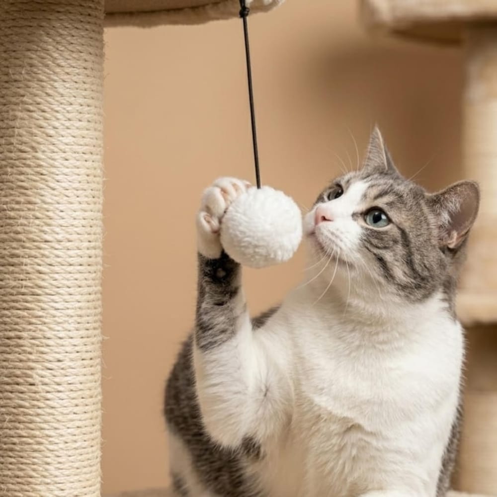 Chat Confort Arbre à Chat en Bois Design Arbre à Chat en Bois Design Adoptez-le: style & confort