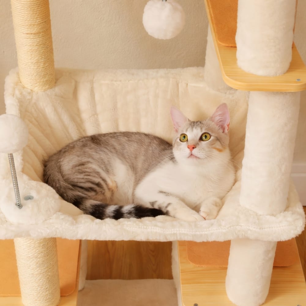 Chat Confort Arbre à Chat Géant Ajustable Arbre à Chat Géant Ajustable – Offrez à votre chat un royaume unique