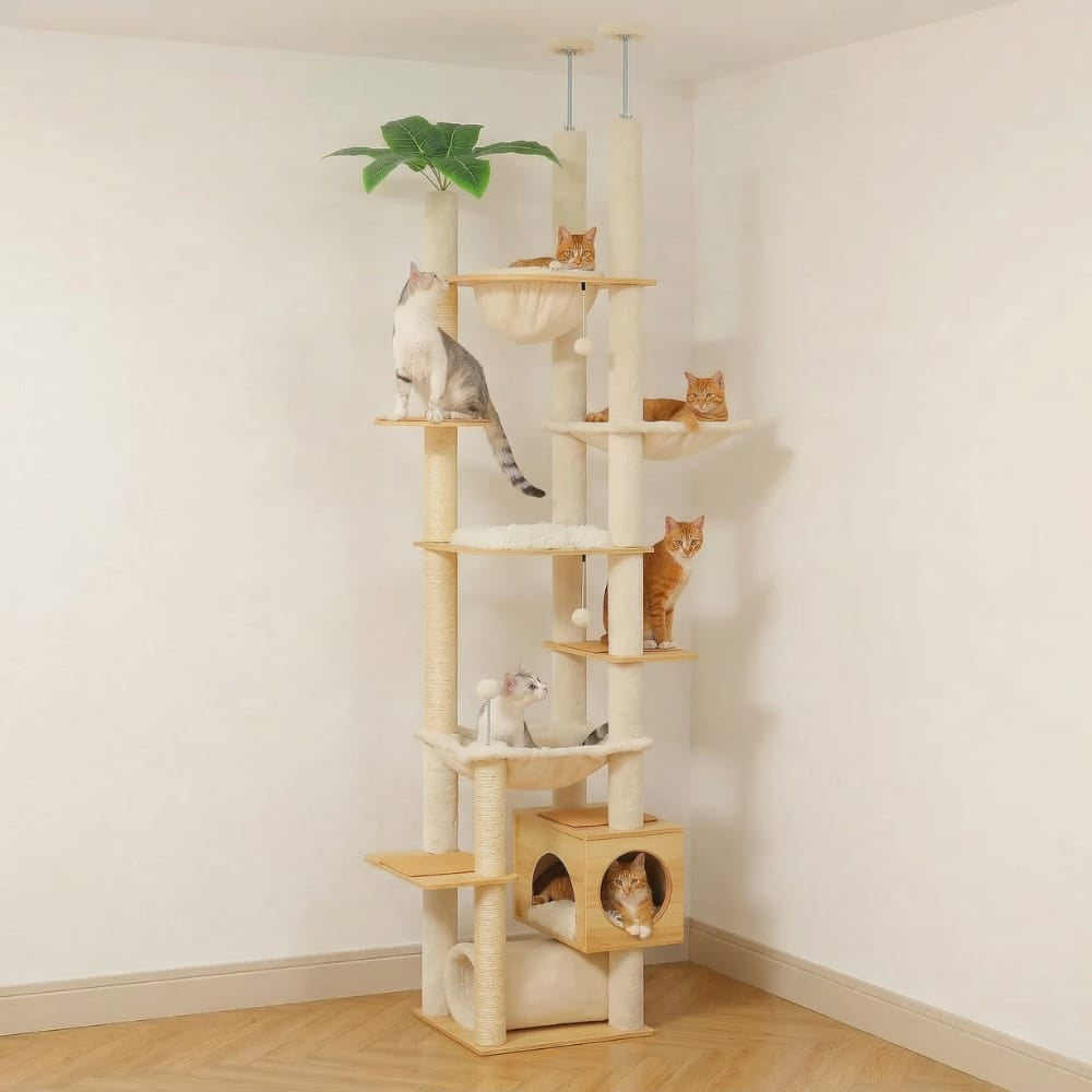 Chat Confort Arbre à Chat Géant Ajustable Arbre à Chat Géant Ajustable – Offrez à votre chat un royaume unique
