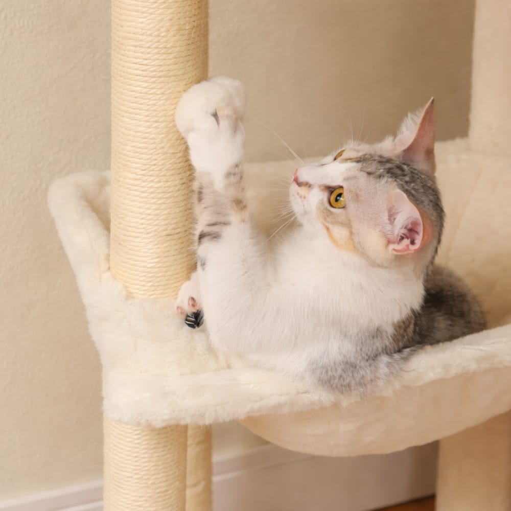 Chat Confort Arbre à Chat Géant Ajustable Arbre à Chat Géant Ajustable – Offrez à votre chat un royaume unique