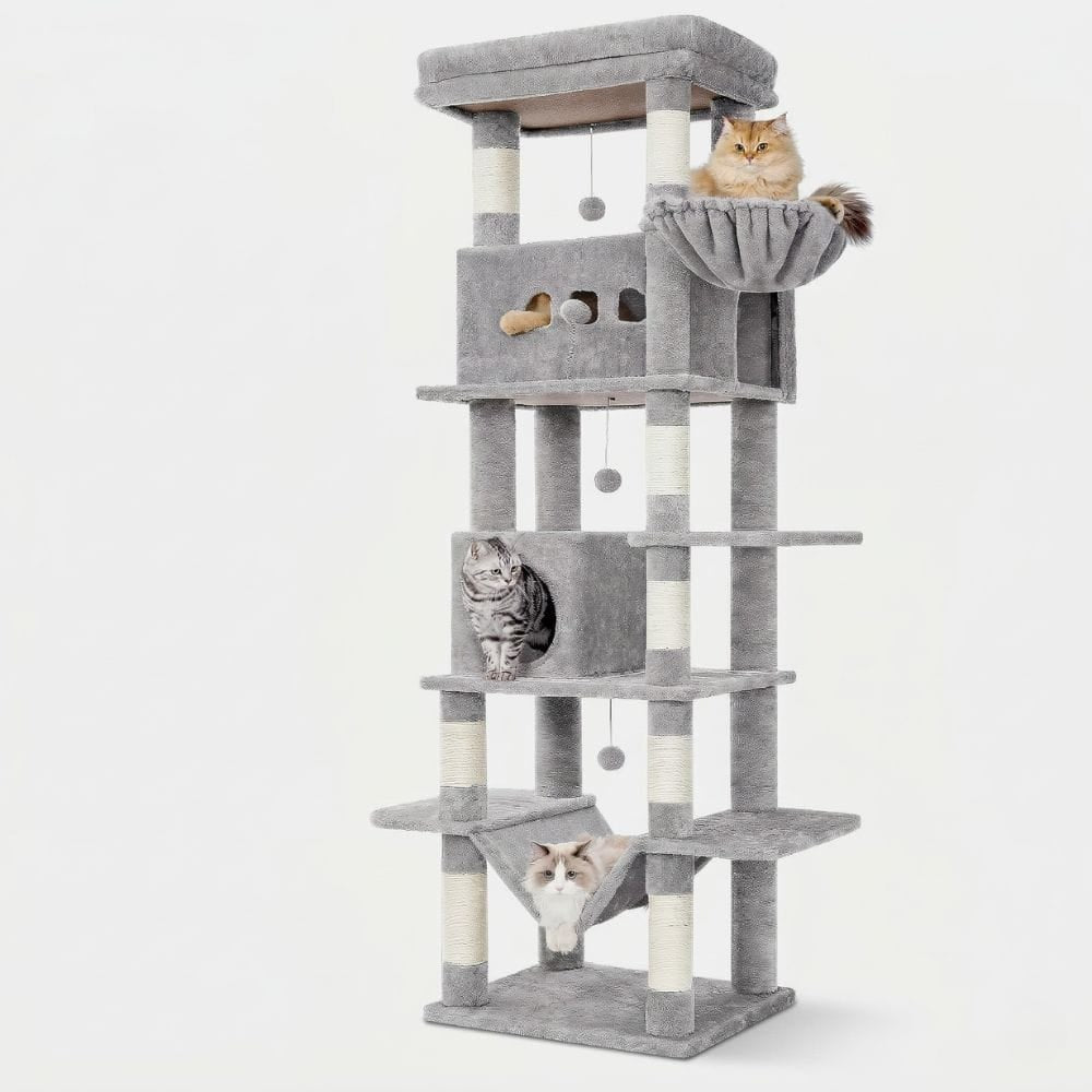 Chat Confort Arbre à Chat Géant Arbre à Chat Géant – Offrez à Votre Chat un Terrain de Jeu Exceptionnel !