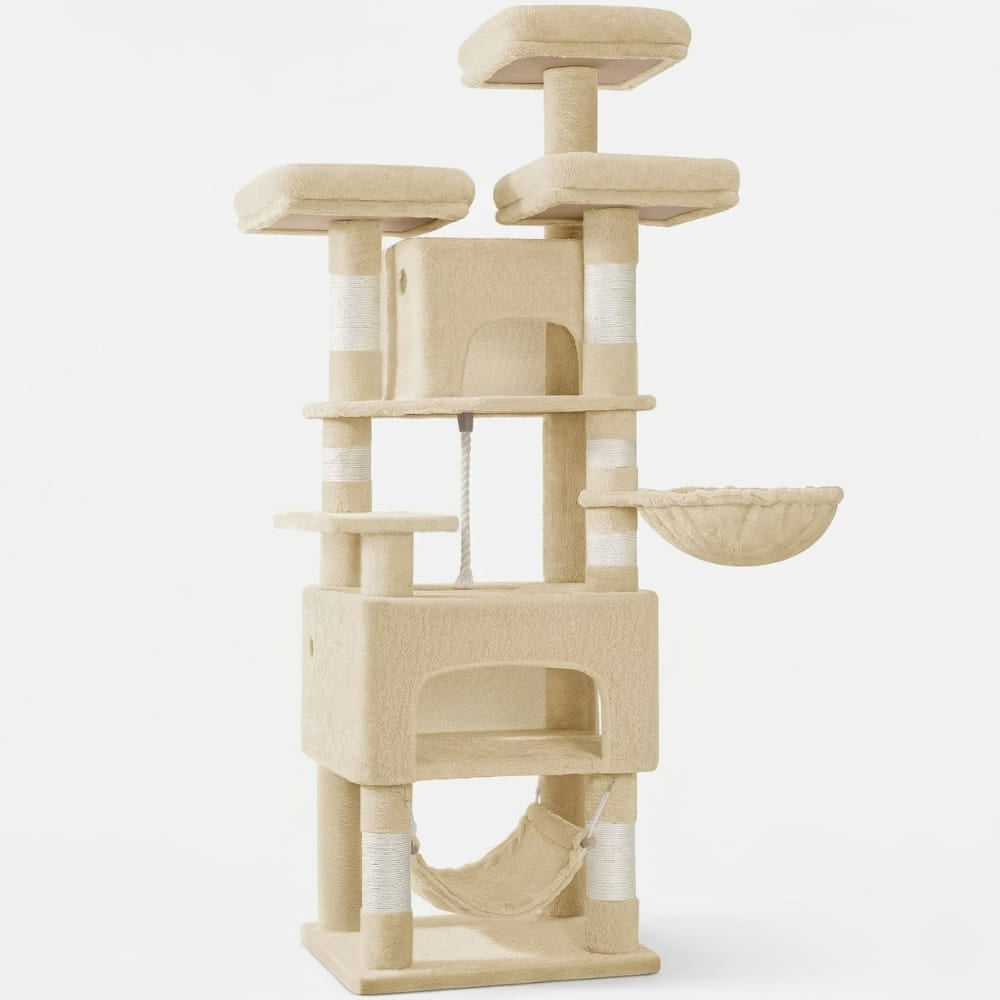 Chat Confort Arbre à Chat Grand Arbre à Chat Grand – Offrez à Votre Félin Un Terrain d’Aventure Unique