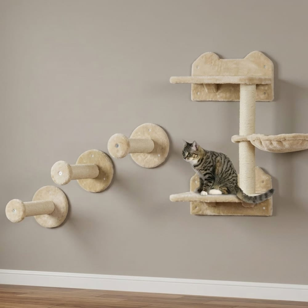 Chat Confort Arbre à Chat Mural et Pods Arbre à Chat Mural et Pods – Transformez l'Espace de Votre Chat!