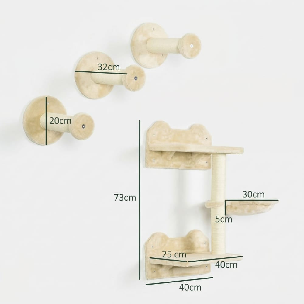 Chat Confort Arbre à Chat Mural et Pods Arbre à Chat Mural et Pods – Transformez l'Espace de Votre Chat!