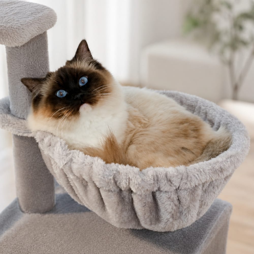 Chat Confort Arbre à Chat Petit Espace Arbre à Chat Petit Espace Conçu pour le gain de place