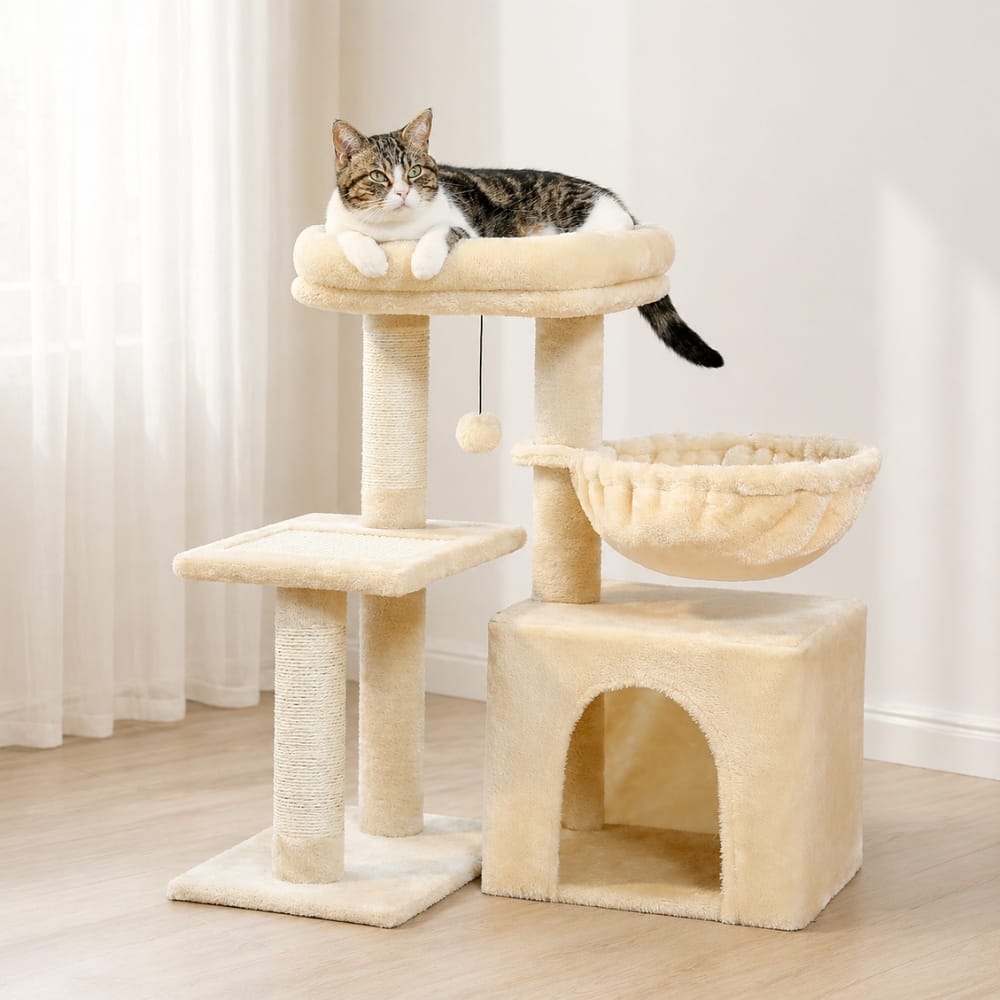 Chat Confort Arbre à Chat Petit Espace Arbre à Chat Petit Espace Conçu pour le gain de place