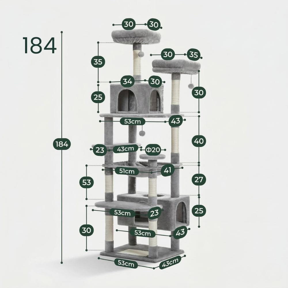 Chat Confort Arbre à Chat Simple Arbre à Chat Simple – Offrez à Votre Chat Confort & Fun!