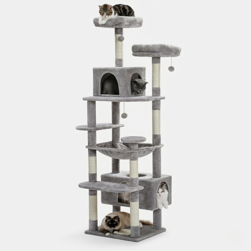 Chat Confort Arbre à Chat Simple Arbre à Chat Simple – Offrez à Votre Chat Confort & Fun!