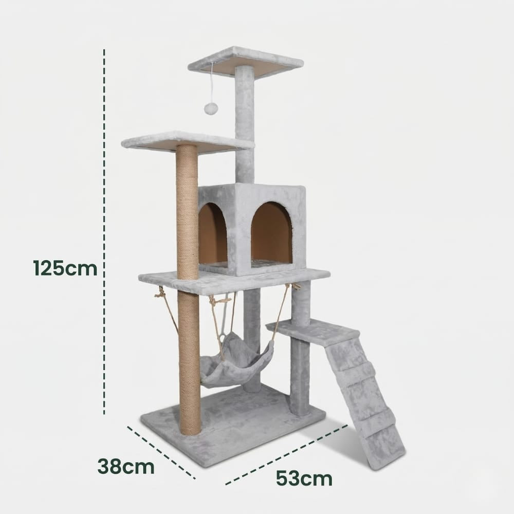 Chat Confort Arbre à Chat Taille Moyenne Arbre à Chat Taille Moyenne – Offrez Confort & Aventure à Votre Félin