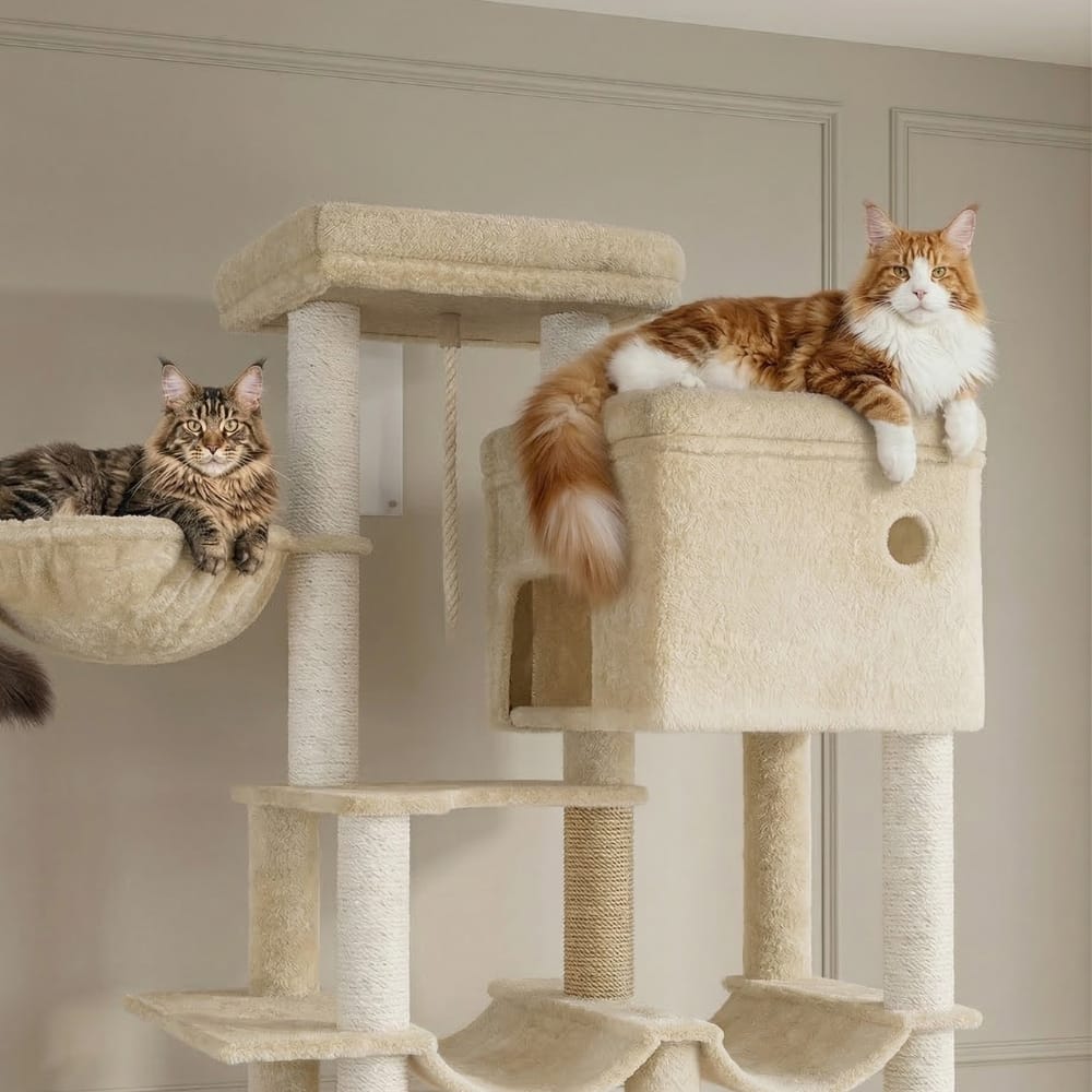 Chat Confort Arbre à Chat XXL Arbre à Chat XXL – Offrez à Votre Chat un Paradis XXL Unique