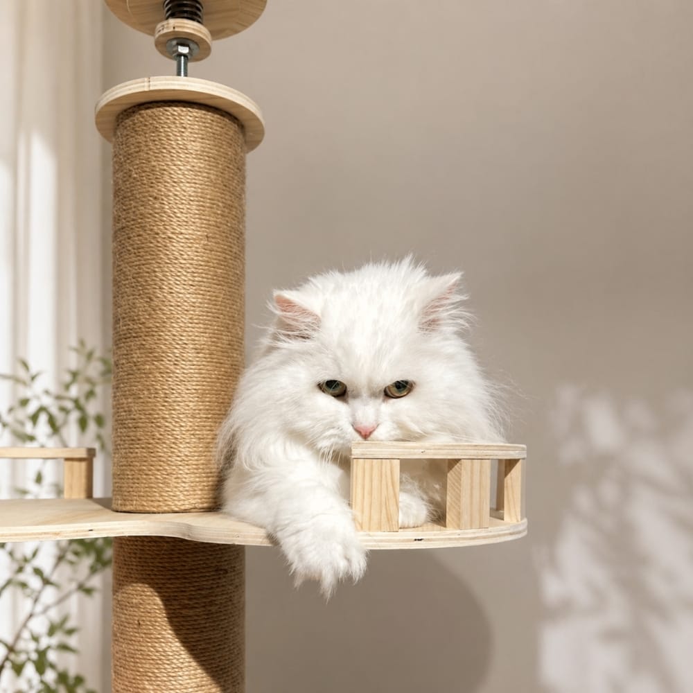 Chat Confort Arbre à Chat XXL Réglable Arbre à Chat XXL Réglable Réglez la hauteur, ultra-luxe