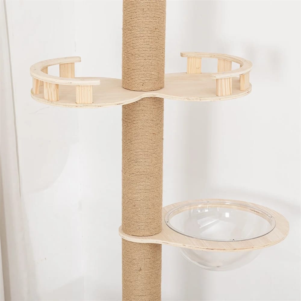 Chat Confort Arbre à Chat XXL Réglable Arbre à Chat XXL Réglable Réglez la hauteur, ultra-luxe