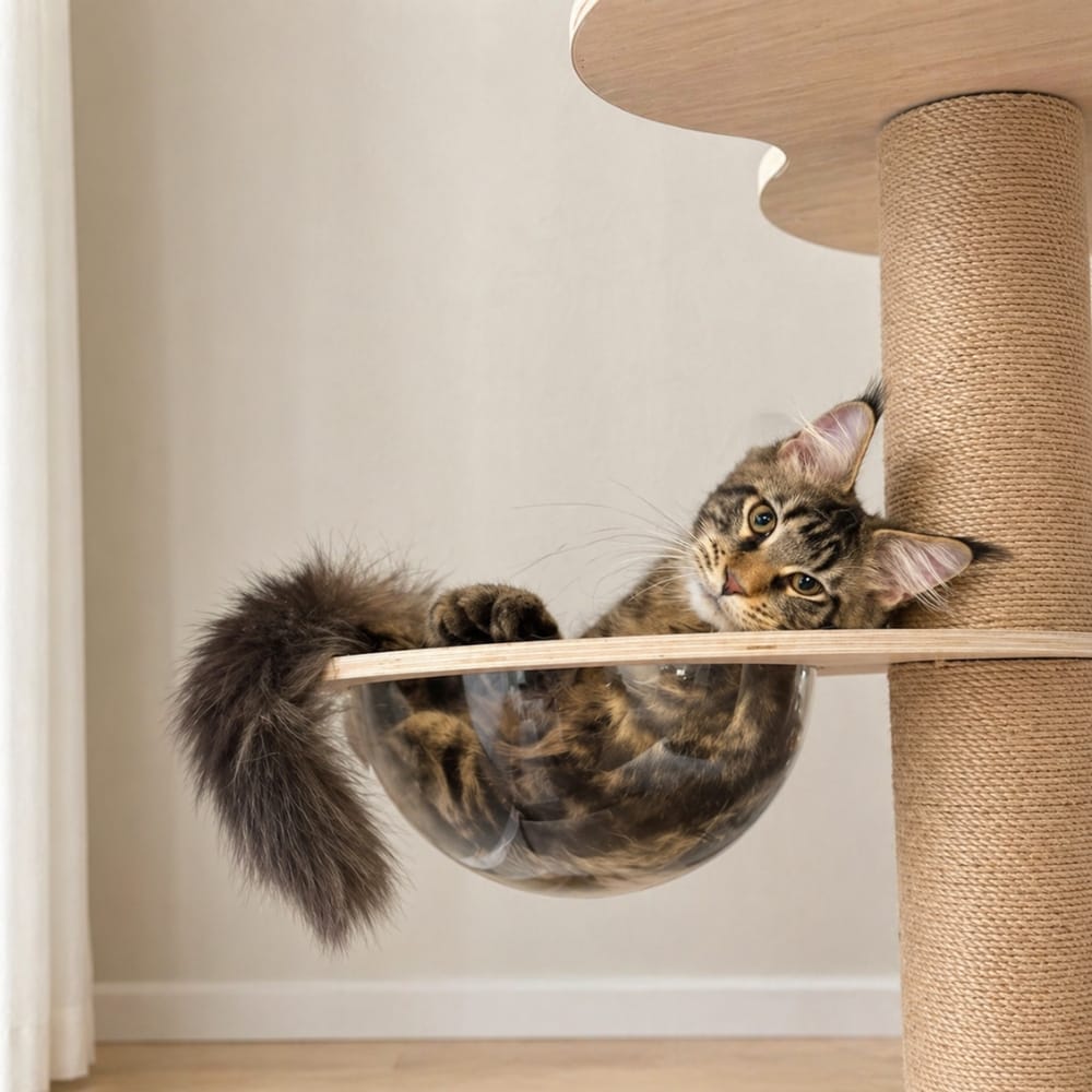 Chat Confort Arbre à Chat XXL Réglable Arbre à Chat XXL Réglable Réglez la hauteur, ultra-luxe