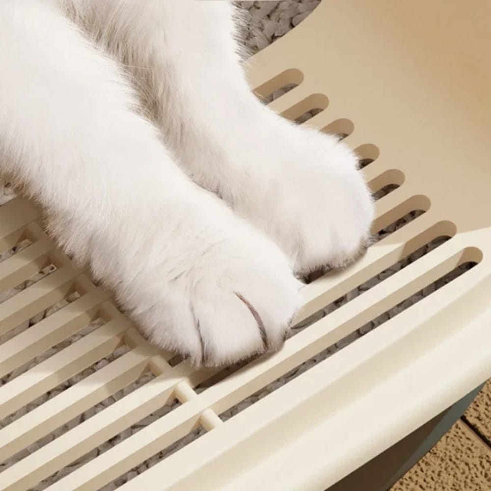 Chat Confort Bac à Litière Pour Chat - Confort et Hygiène Bac à Litière Pour Chat - Anti-éclaboussures