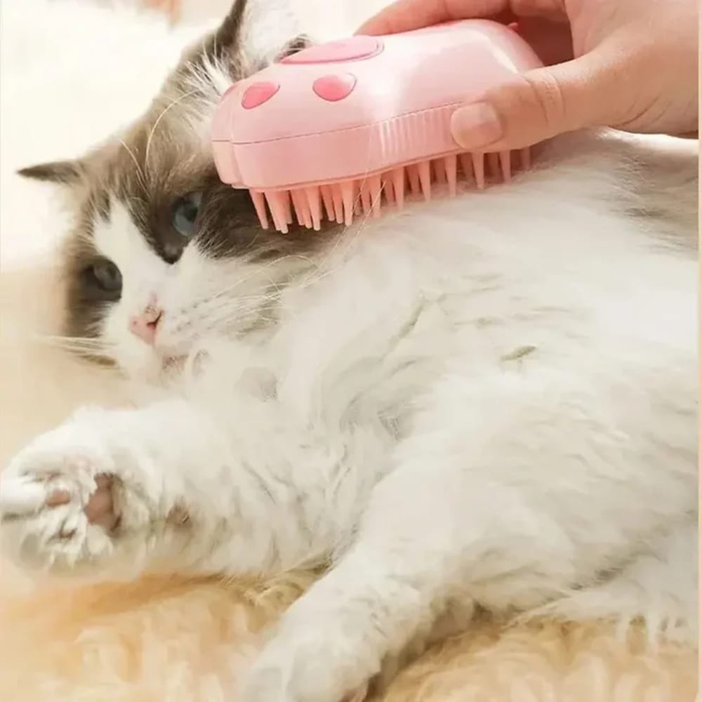 Chat Confort Brosse à Vapeur Pour Chat Brosse à Vapeur Pour Chat : Nettoie en Profondeur