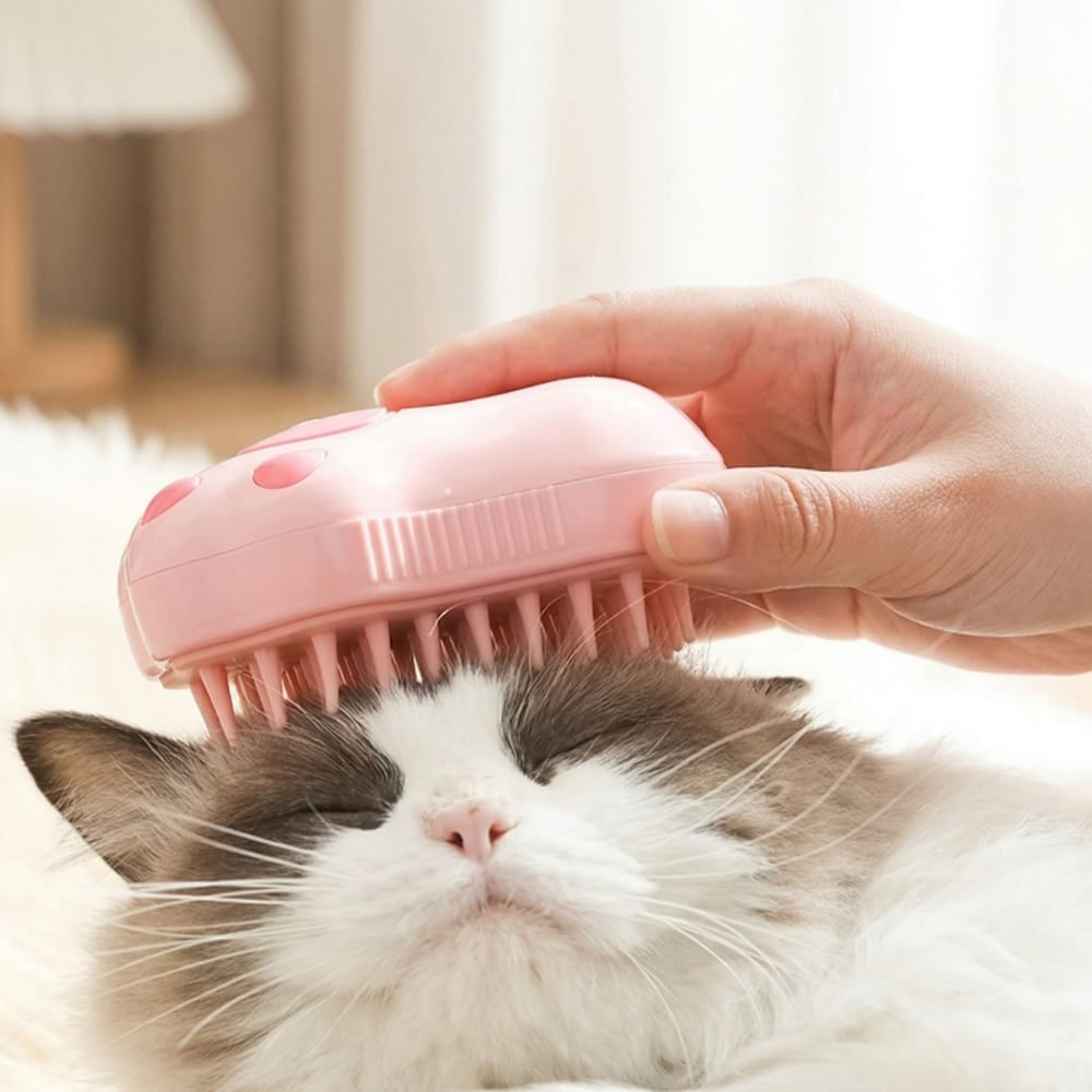 Chat Confort Brosse à Vapeur Pour Chat Brosse à Vapeur Pour Chat : Nettoie en Profondeur