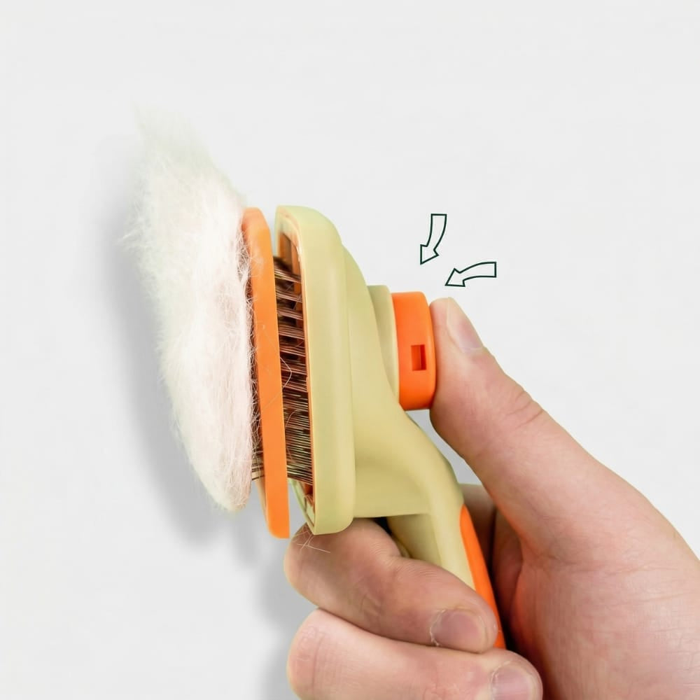 Chat Confort Brosse Pour Chat Autonettoyante Brosse Pour Chat Autonettoyante - Adieu aux poils !