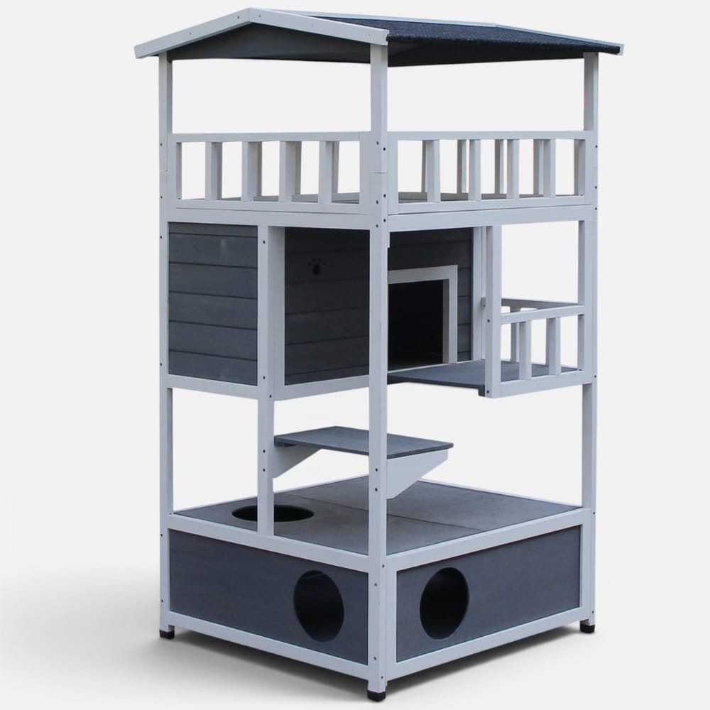 Chat Confort Cabane Extrérieur Pour Chat Cabane Pour Chat : Confort irrésistible