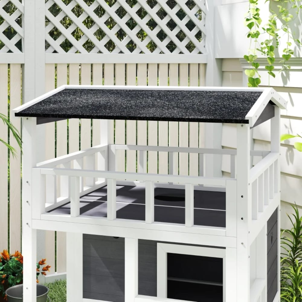 Chat Confort Cabane Extrérieur Pour Chat Cabane Pour Chat : Confort irrésistible Image