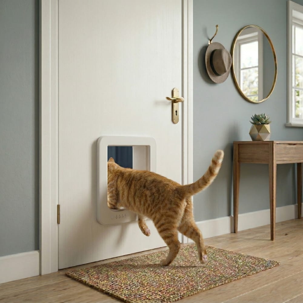 Chat Confort Chatière à Puce - RFID Chatière à Puce - RFID Contrôle sécurisé anti-fraude Image