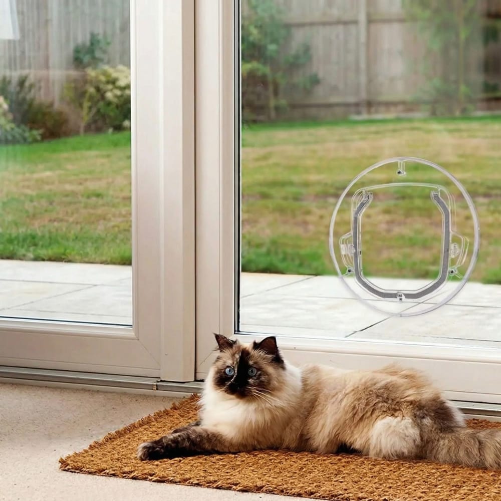 Chat Confort Chatière pour vitre Chatière pour vitre : installation facile, chat heureux