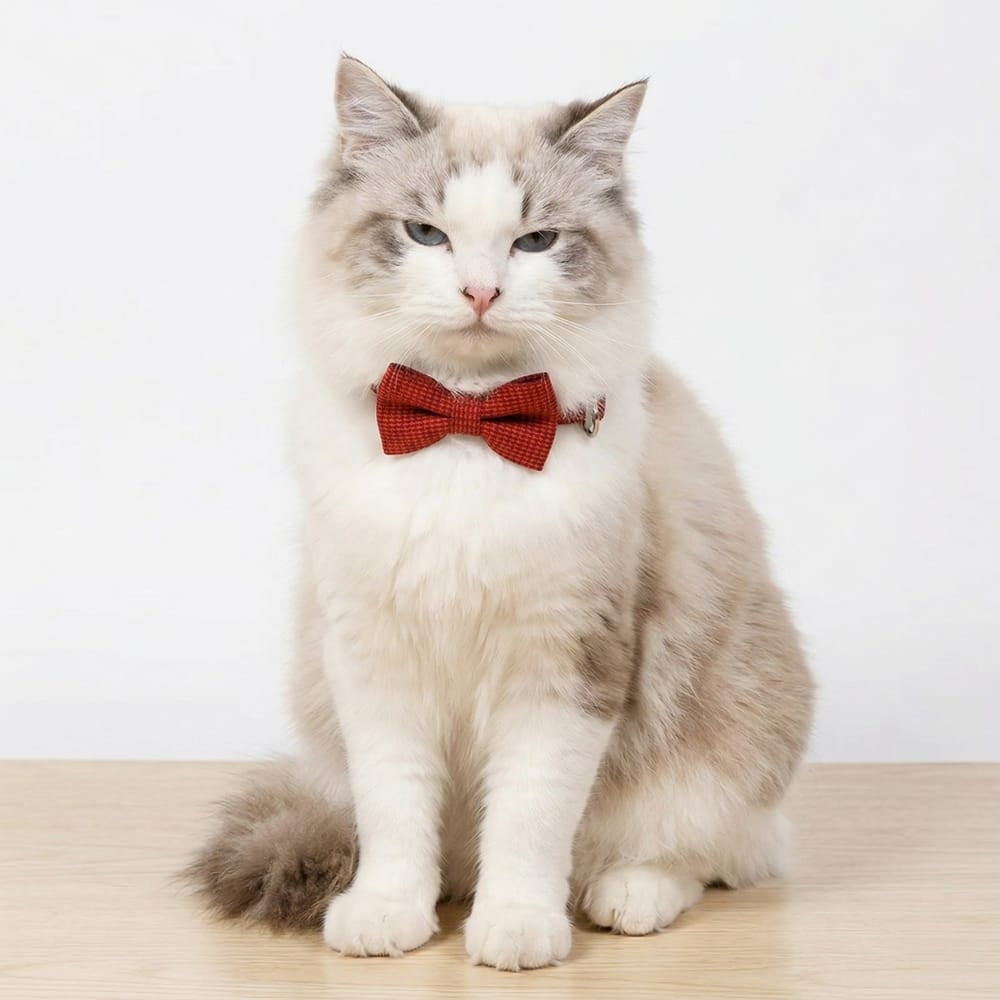 Chat Confort Collier Chat Noeud Papillon Collier Chat Noeud Papillon : Élégance irrésistible