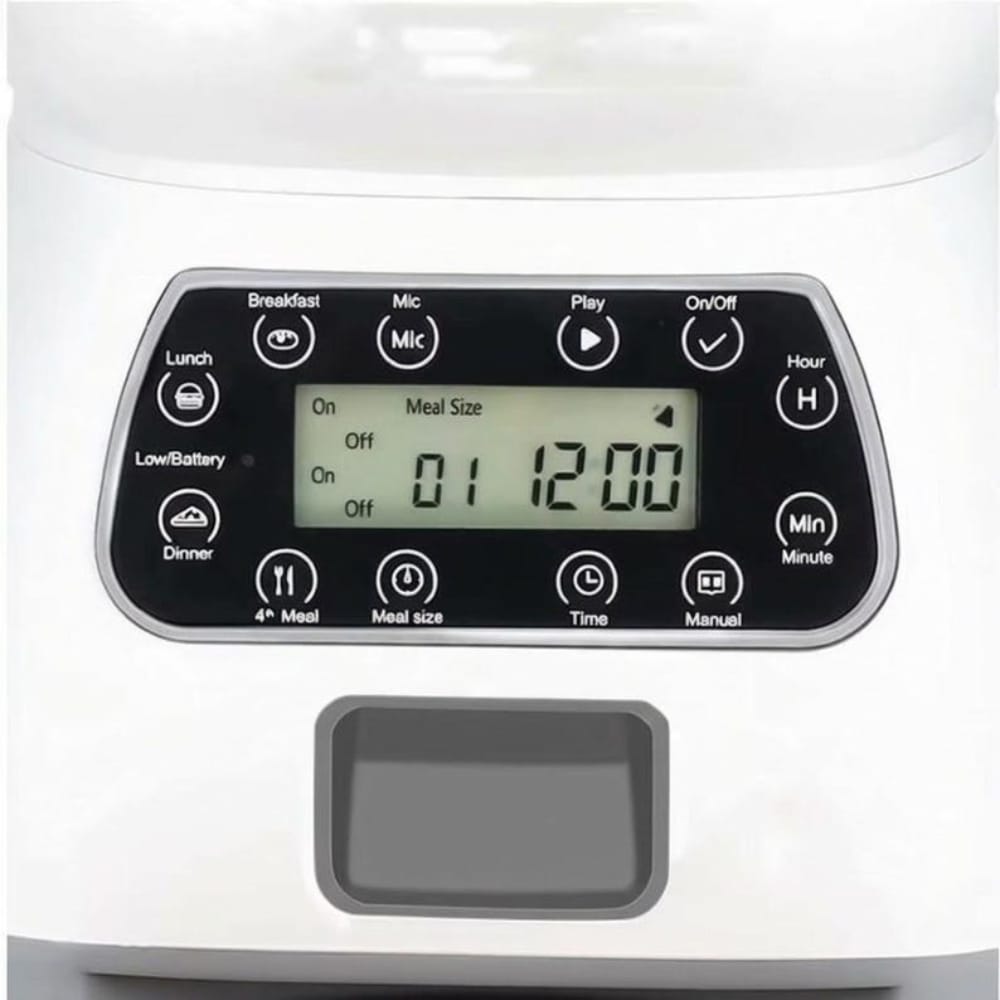 Chat Confort Distributeur de Croquette Programmable 3.5L Distributeur de Croquette 3.5L Programmable Autonome