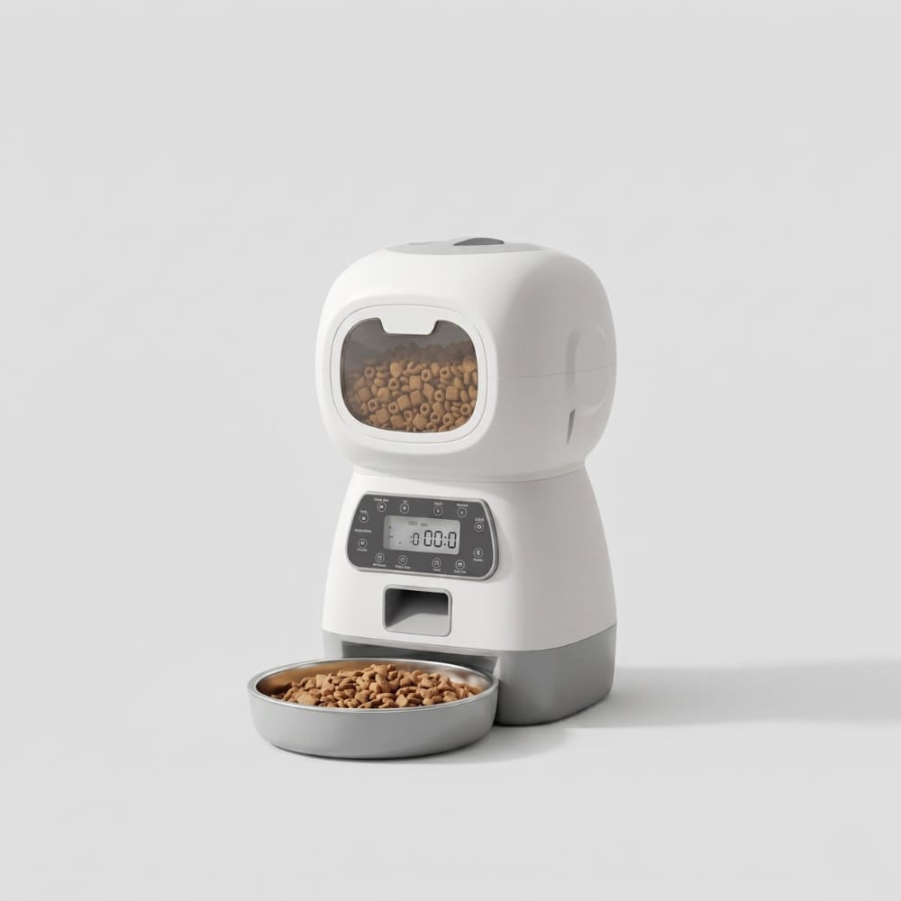 Chat Confort Distributeur de Croquette Programmable 3.5L Distributeur de Croquette 3.5L Programmable Autonome