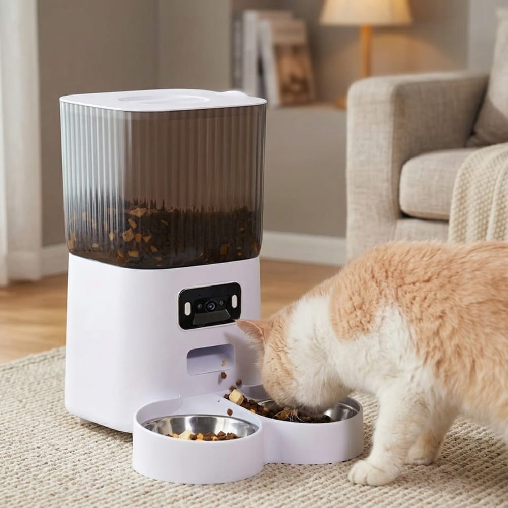 Chat Confort Distributeur de croquette 3.5L WIFI Distributeur de croquette 3.5L WIFI : Gérer à distance