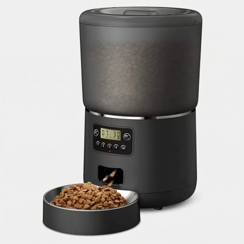 Chat Confort Distributeur de Croquette Programmable 4L Distributeur de Croquette Programmable 4L Sans effort