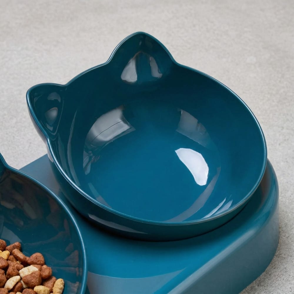 Chat Confort Double Gamelle pour Chat Double Gamelle pour Chat - Repas double, sans stress !