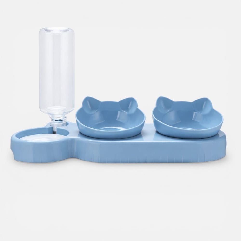 Chat Confort Double Gamelle pour Chat Double Gamelle pour Chat - Repas double, sans stress !