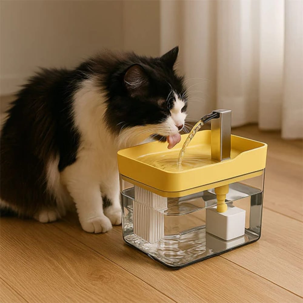 Chat Confort Fontaine à Eau pour Chat Design 1.5L Fontaine à Eau pour Chat Design 1.5L – Hydratez Votre Félin avec Style