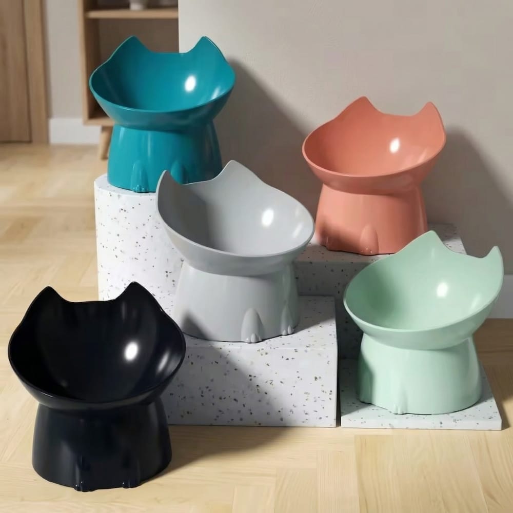Chat Confort Gamelle Chat Surélevée Anti-Vomissement Gamelle Chat Surélevéé Anti-Vomissement Stop au reflux!